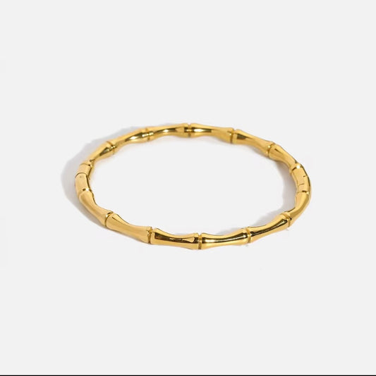 Segmented Bangle - Gold
