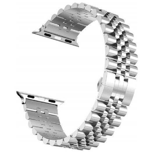 Silver classic watch band - Large