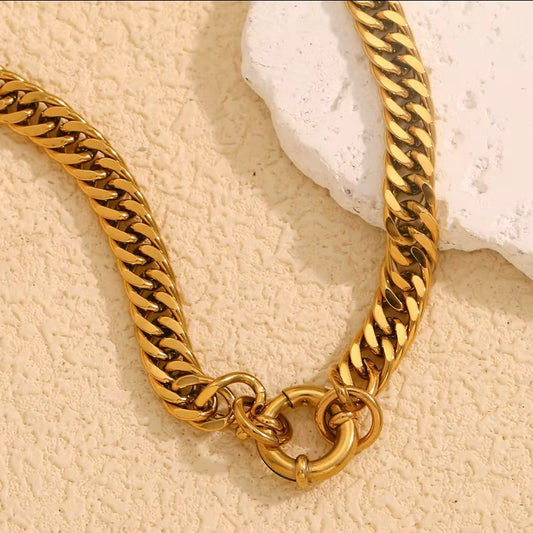 Chunky clasp - Cuban link chain
