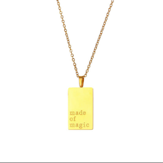 Made of magic statement necklace