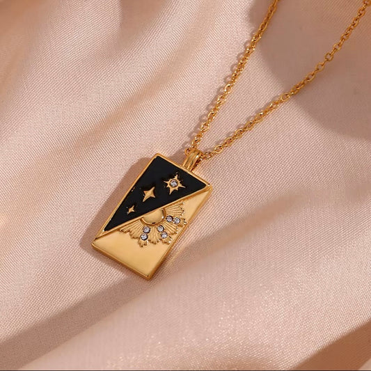 Vintage Sun/Star Tarot - Black