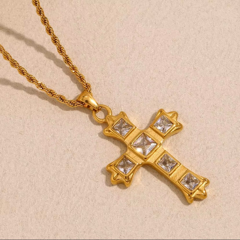 Divine Brilliance cross pendant