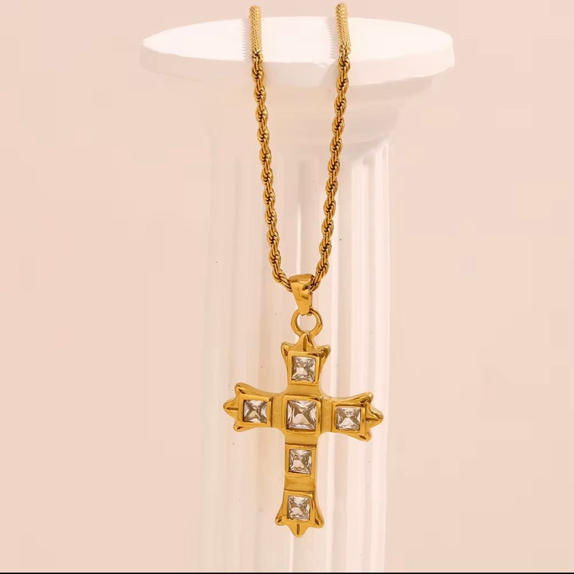 Divine Brilliance cross pendant