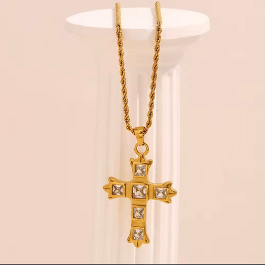 Divine Brilliance cross pendant